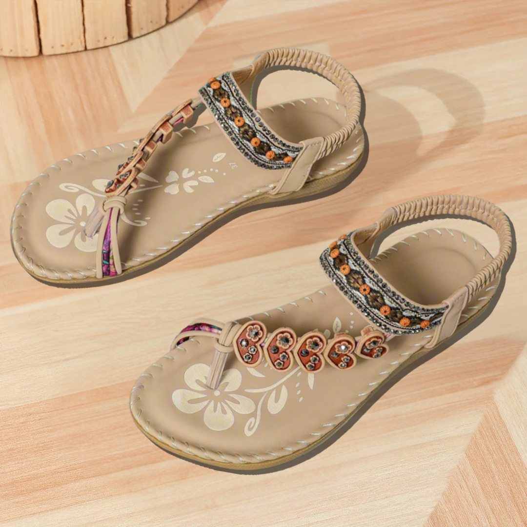 Ibiza-style sandalen