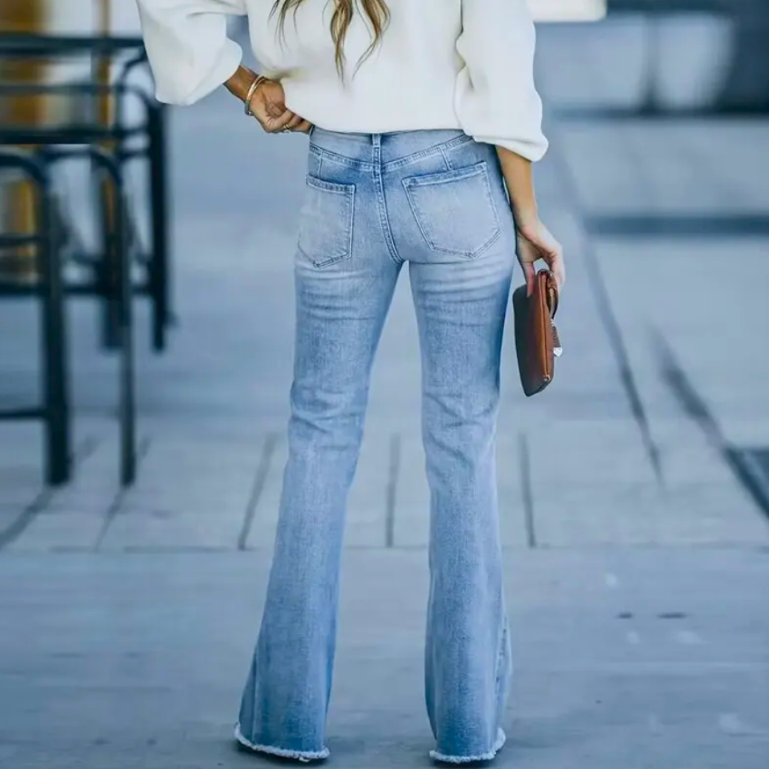 Joanne - Elastic Bohemian Jeans