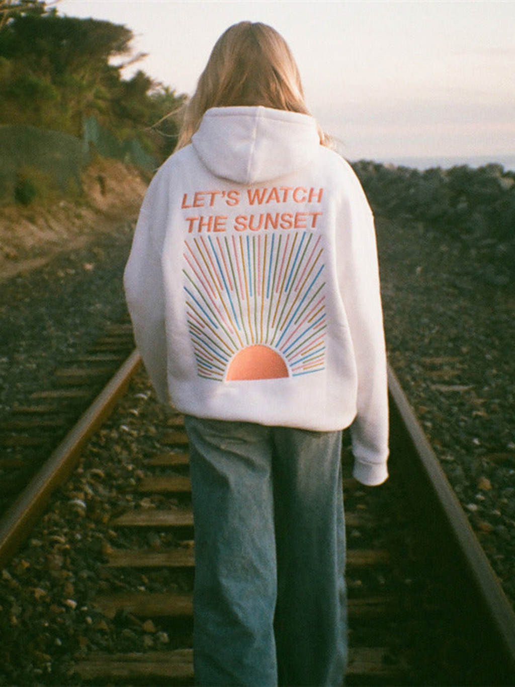 Sunset zachte Hoodie