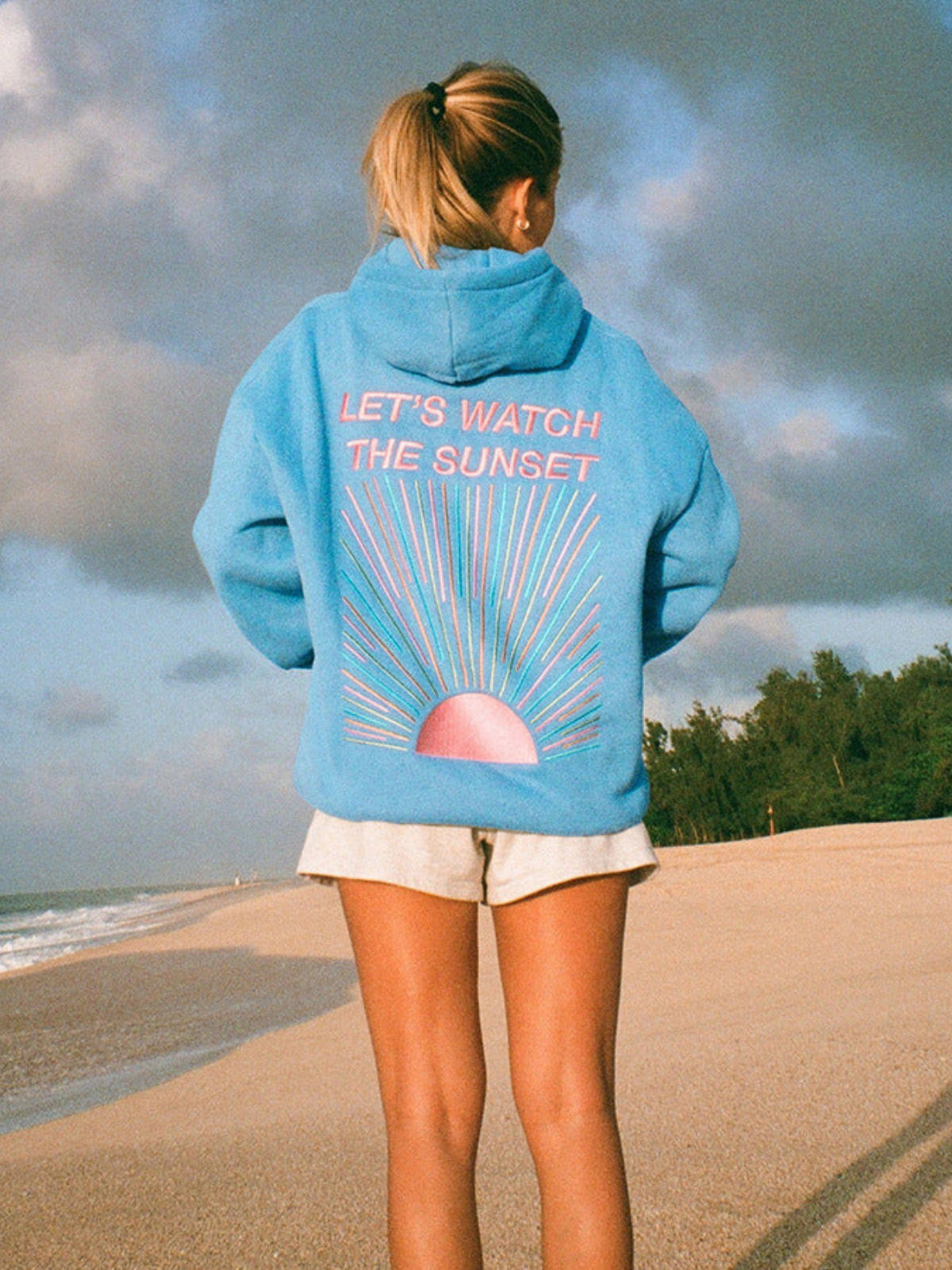 Sunset zachte Hoodie