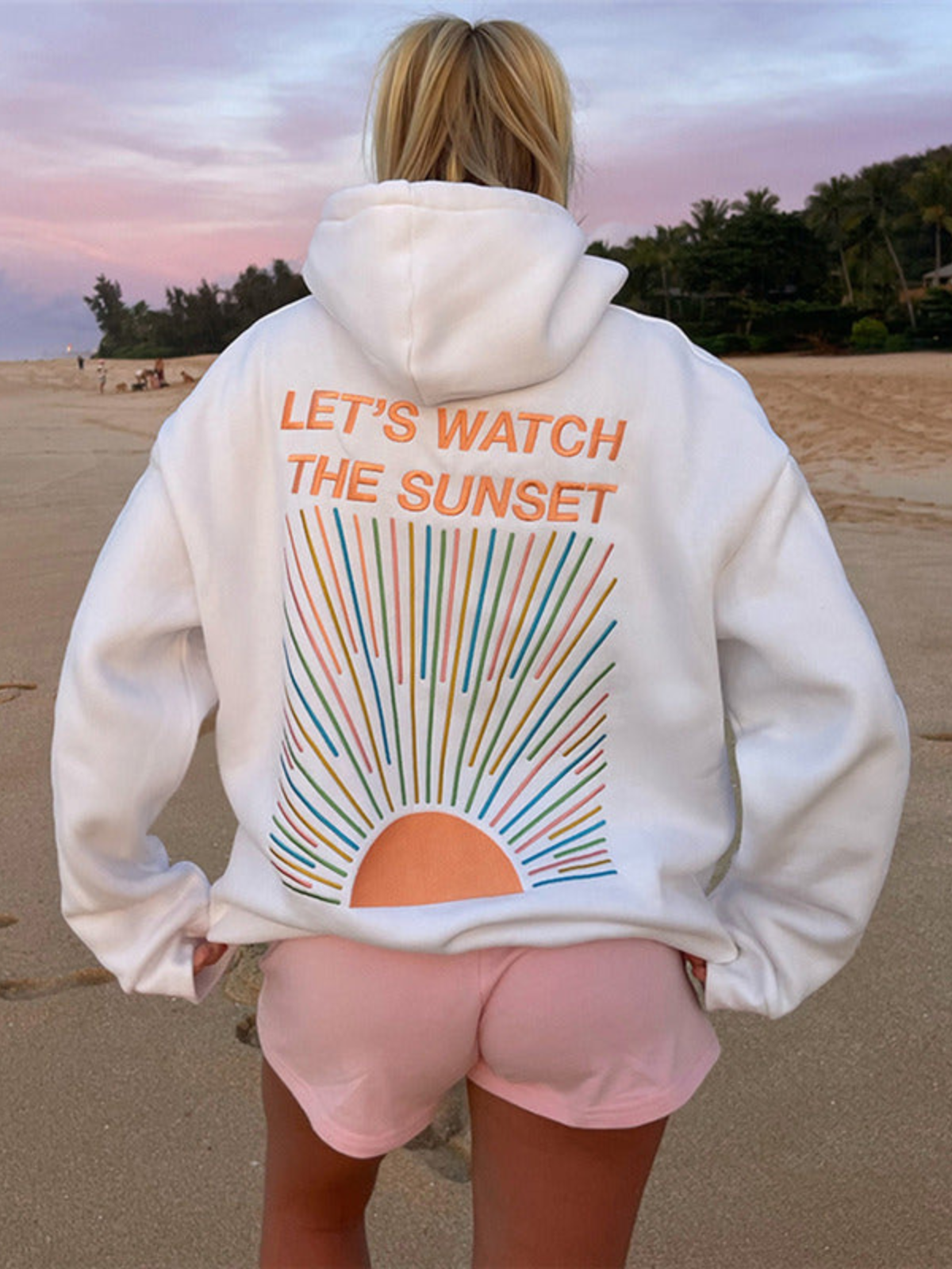Sunset zachte Hoodie