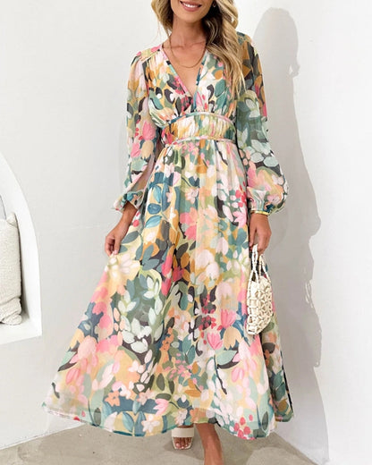 Elvira - Lange boho jurk