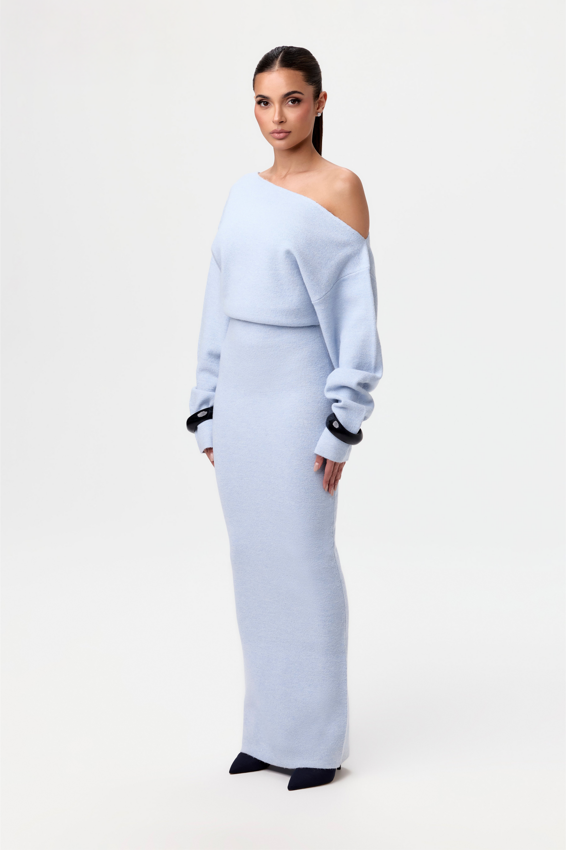 Off Shoulder Sweater Dress