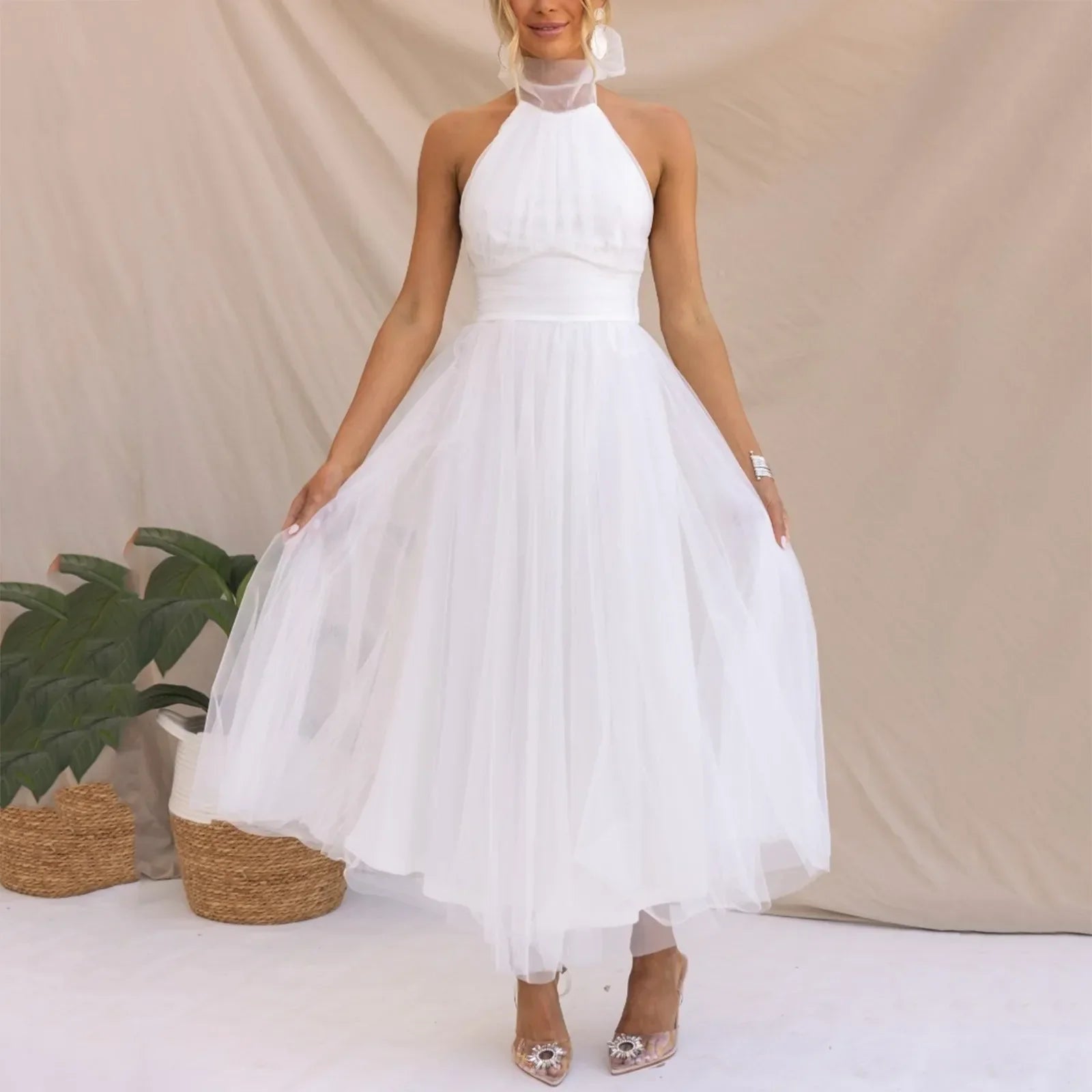 Coraline - Elegante Mouwloze Jurk