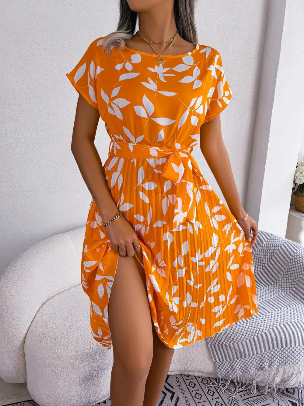 SOLENE - BLADERPRINT JURK