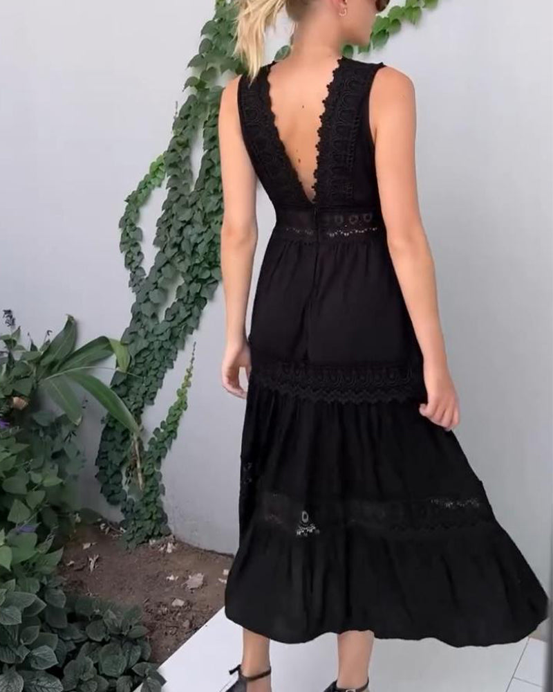 Clarisa - V-hals jurk