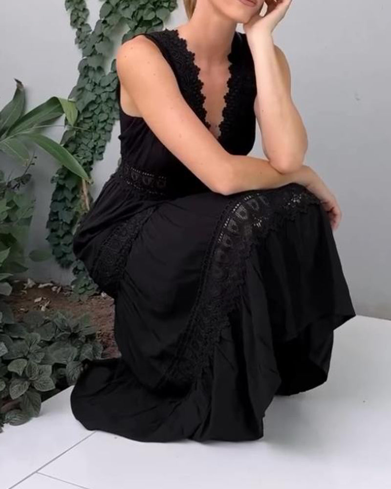 Clarisa - V-hals jurk