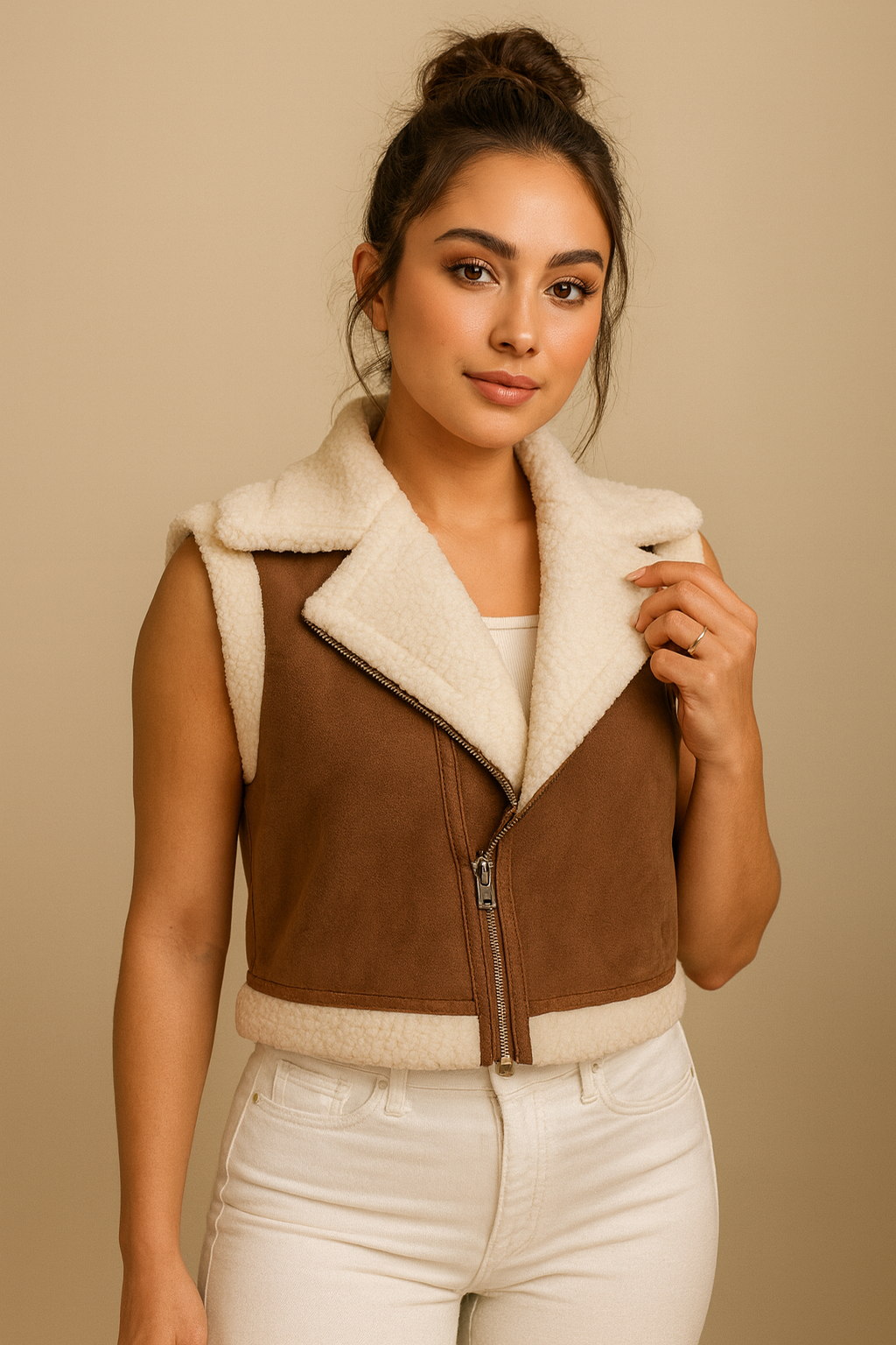 JUNE Teddy Bodywarmer