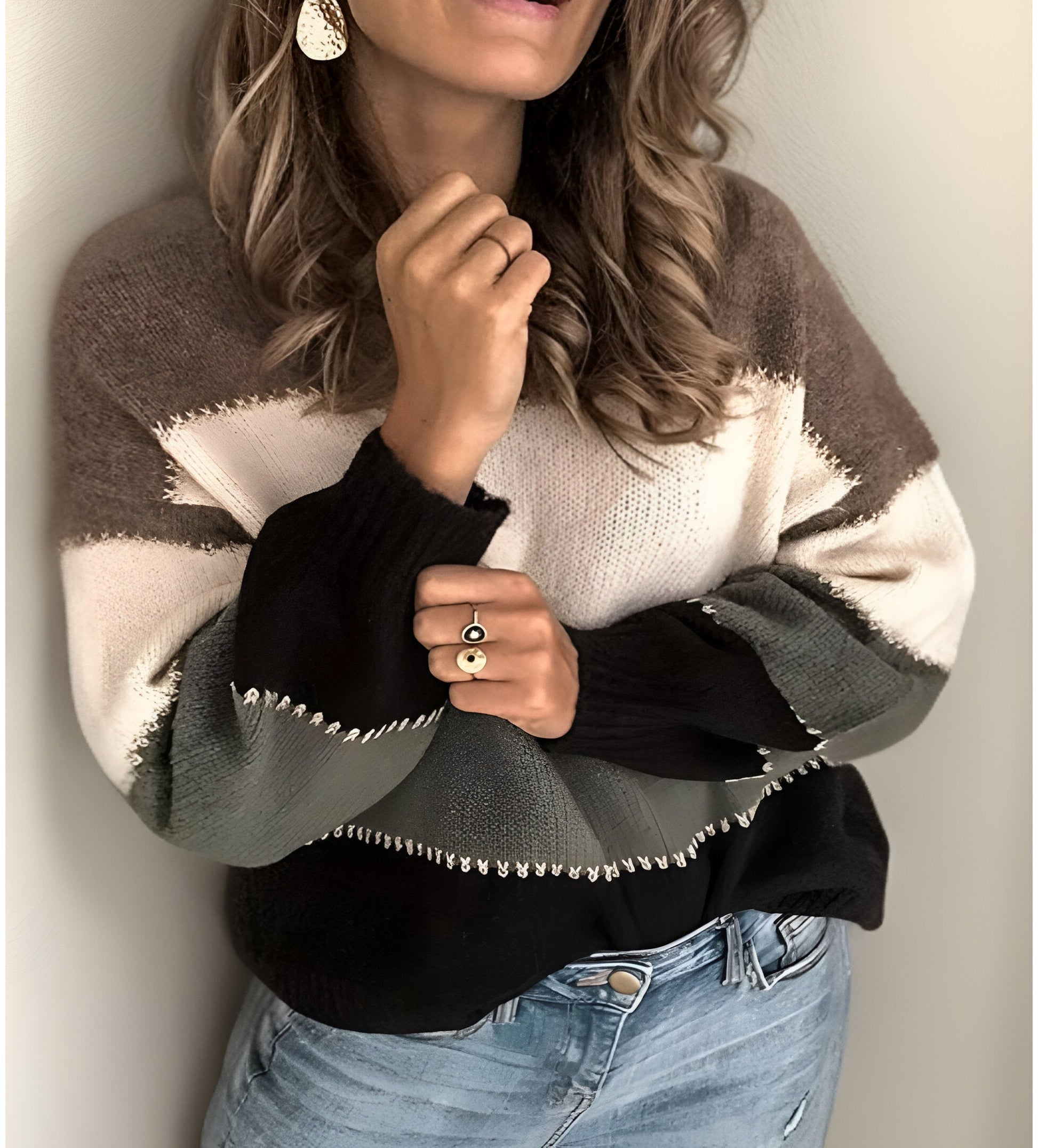 JEMMA GESTREEPTE TRUI