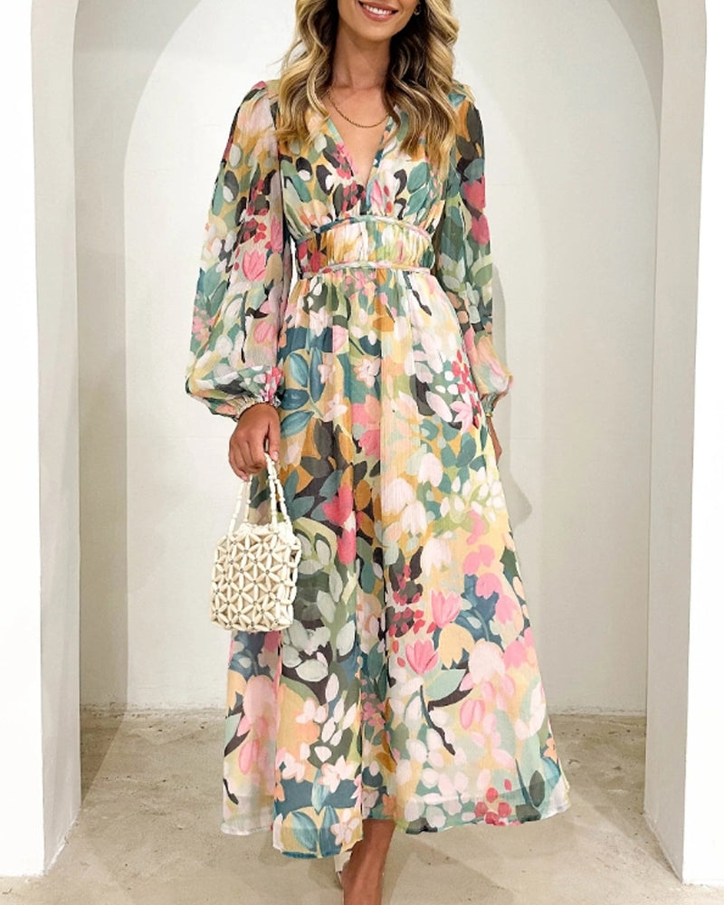 Elvira - Lange boho jurk