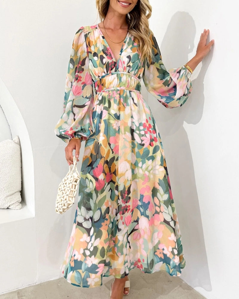 Elvira - Lange boho jurk