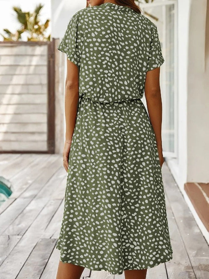 Edith - V-hals jurk