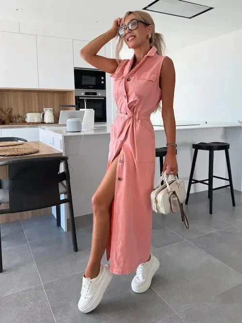 Ivy | Maxi Denim Jurk