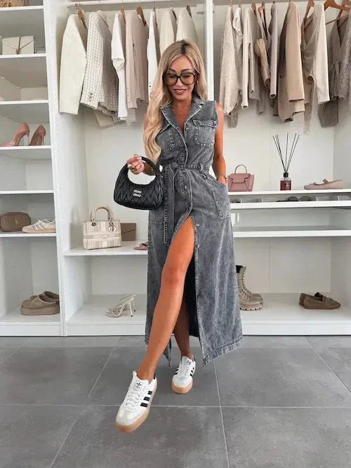 Ivy | Maxi Denim Jurk