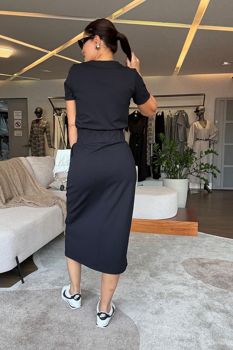Noa™ | Stijlvolle V-hals Top en Rok