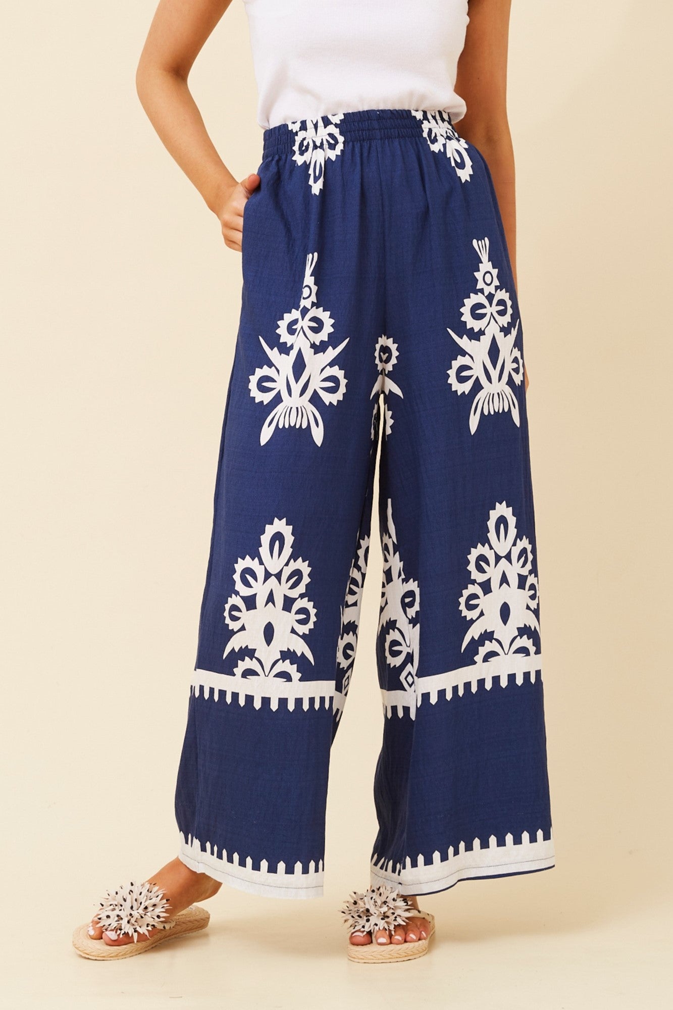 De Zivva Anca Wide Leg Broek