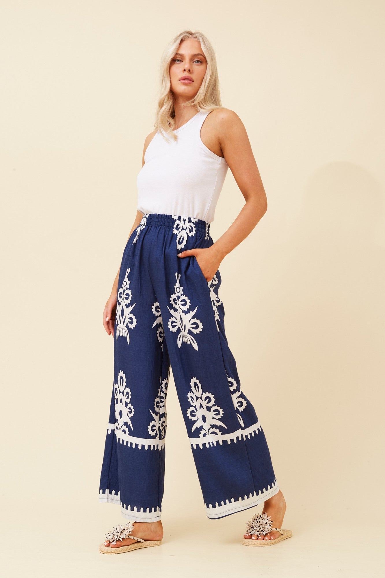 De Zivva Anca Wide Leg Broek