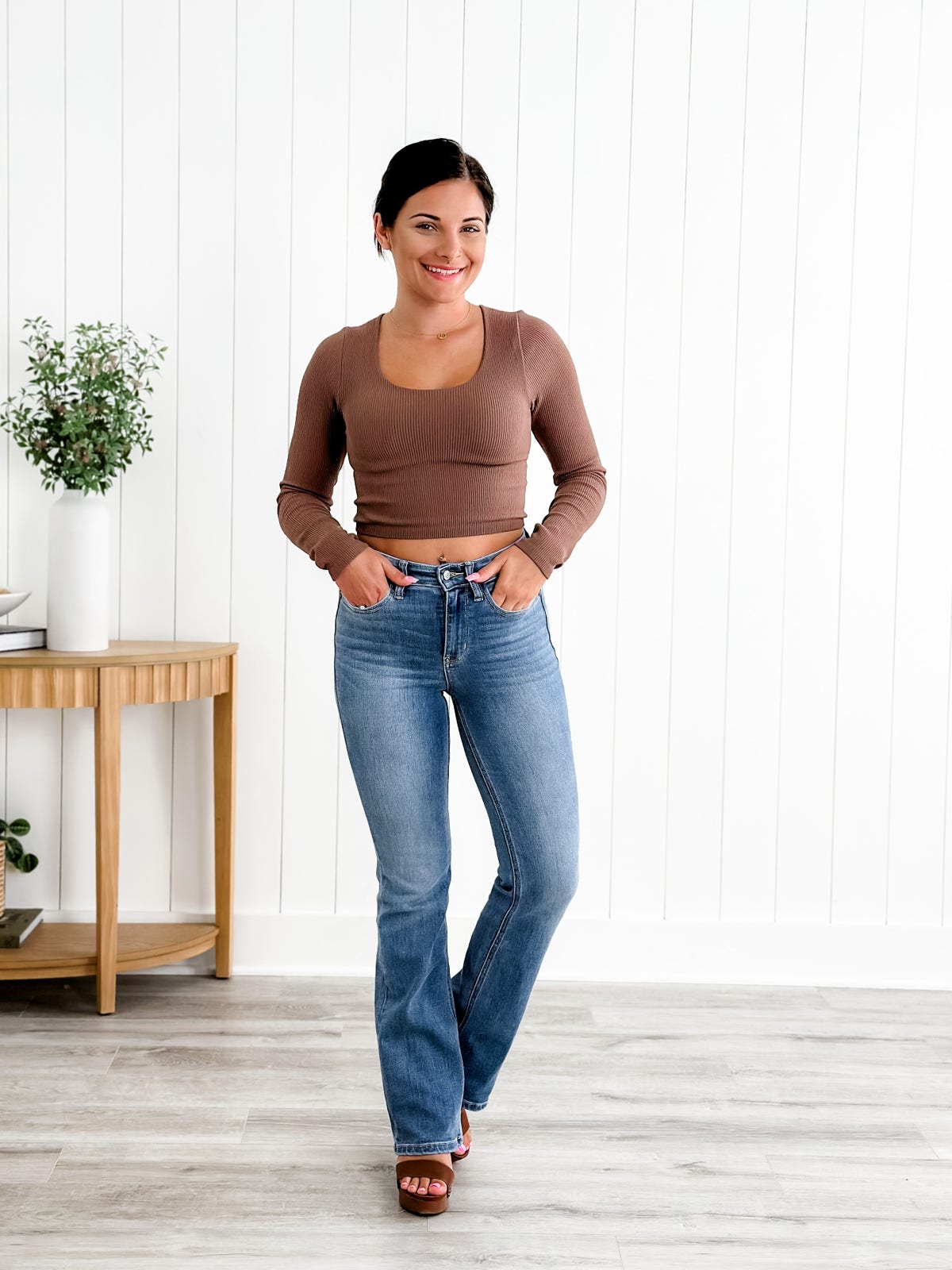 Stretchy Jeans with Tummy Correction 