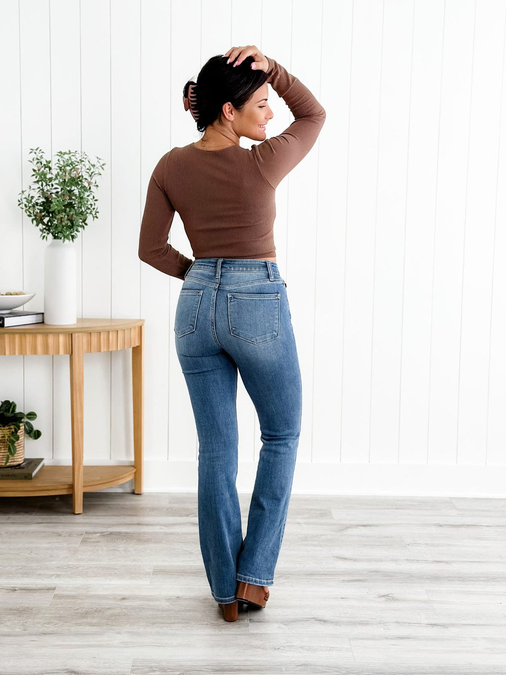 Stretchy Jeans with Tummy Correction 