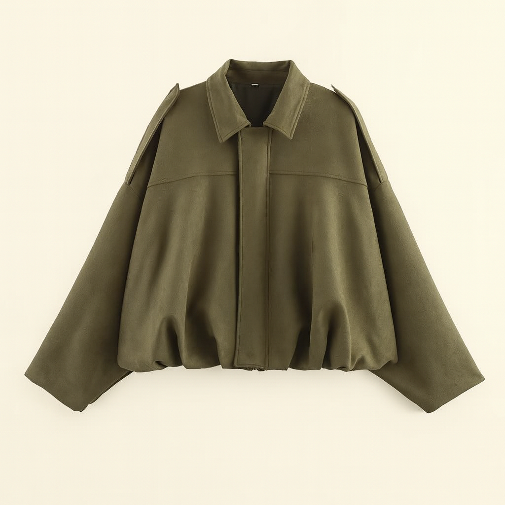 Oversized Bomber Jacket